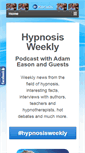 Mobile Screenshot of hypnosis-weekly.com